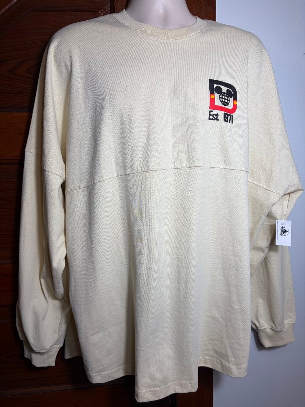 Disney Parks Walt Disney World Character Letter Spirit Jersey Adult XL NWT